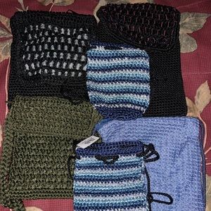 Bundle of crochet bags